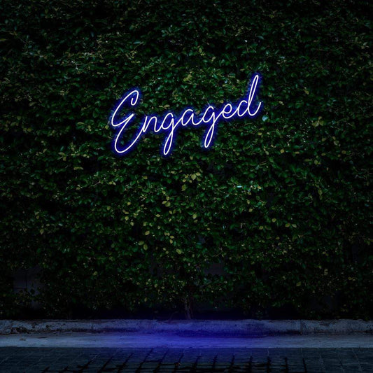 "Engaged" Neon Sign