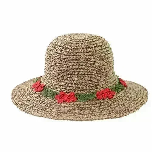 EVIE Bohemian Sunhat - Handwoven Straw Hat | Femstylo