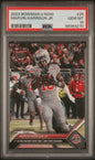 Graded 2023 Topps Bowman U Now Marvin Harrison Jr #25 Rookie RC Football Card PSA 10 Gem Mint