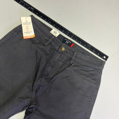 DOCKERS All Seasons Tech Straight Fit Jean Cut Pant Men's Sz 32x32 Steelhead