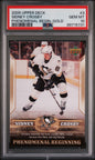 Graded 2005-06 Upper Deck Sidney Crosby #3 Phenomenal Beginning Gold Rookie RC Hockey Card PSA 10 Gem Mint
