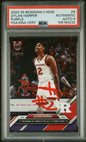 Graded 2024 Topps Bowman U Now Dylan Harper #Purple /25 Rookie RC Basketball Card PSA 9 Auto Grade Mint