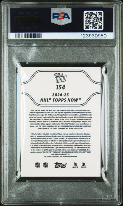 Graded 2024 Topps Now Alex Ovechkin #154 Stickers Hockey Card PSA 8 Near Mint