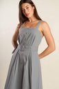CALIFORNIA DREAMING WOVEN MIDI DRESS