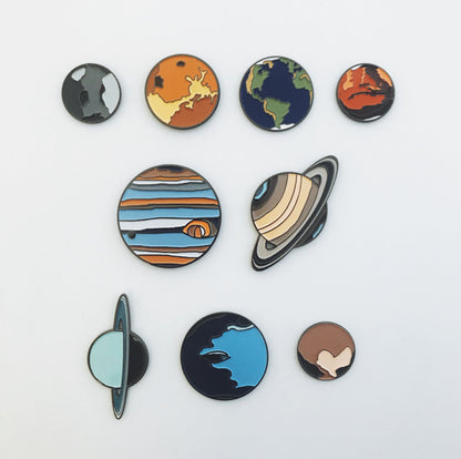 Neptune Enamel Pin