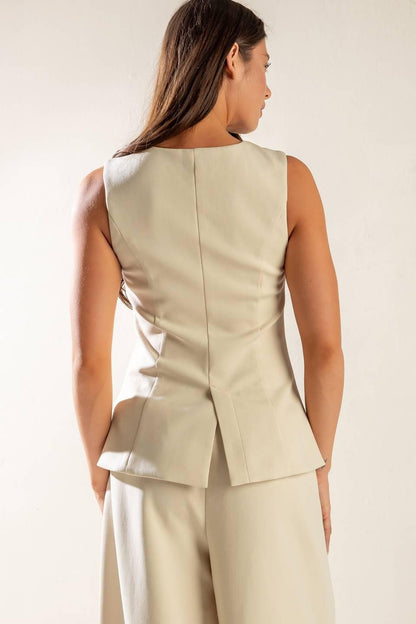 WHERE YOU BELONG WOVEN VEST