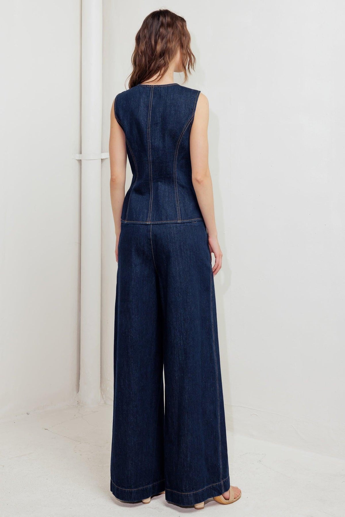 INDIGO ICON DENIM VEST