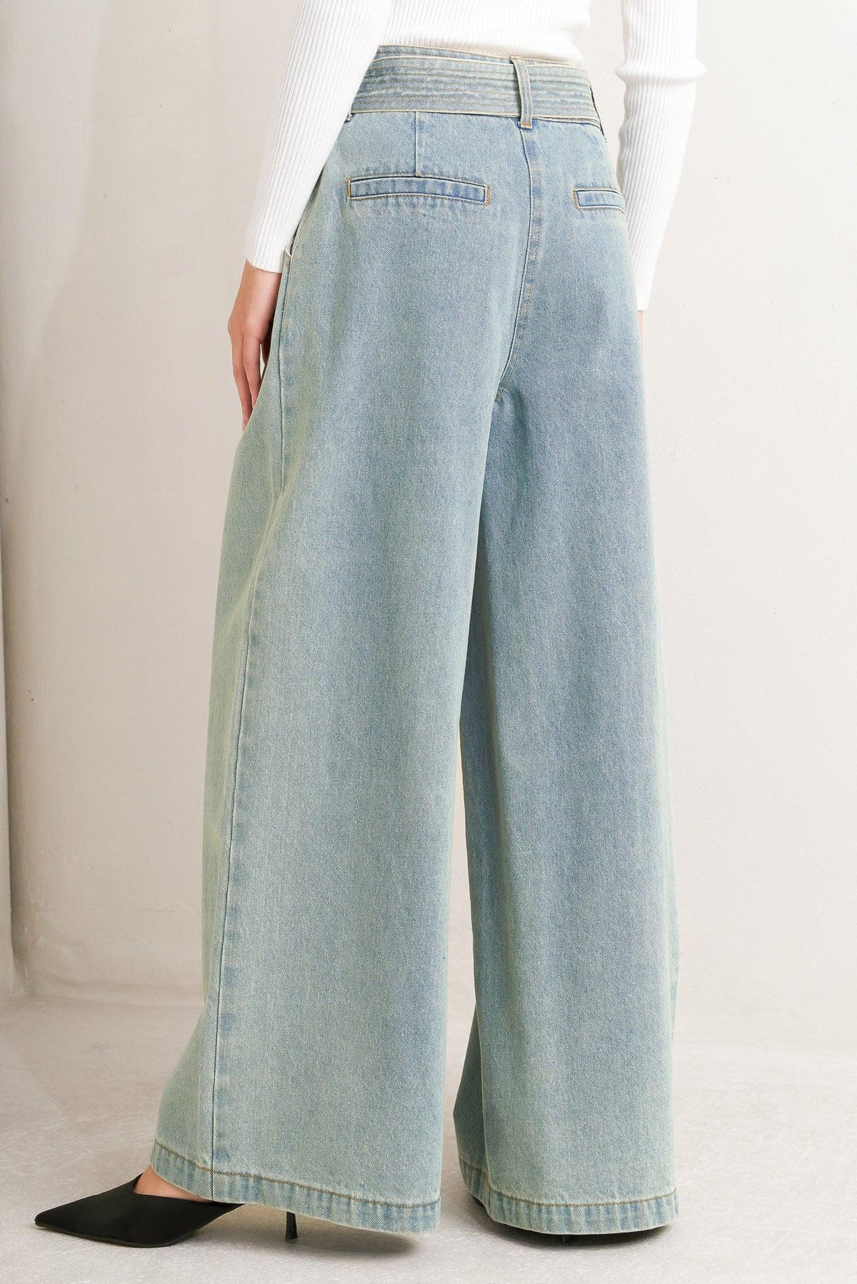 THINK OF ME DENIM PANTS