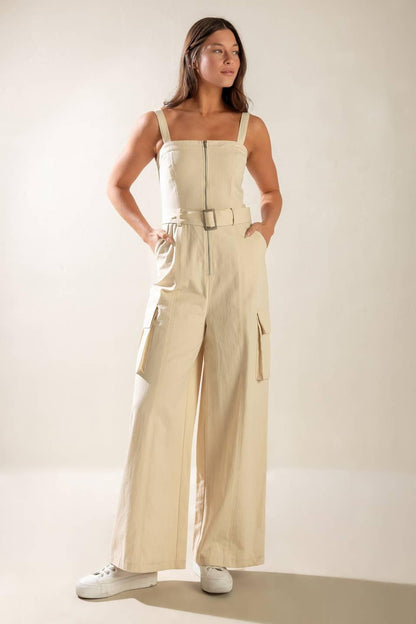 LOVE SOMEBODY WOVEN JUMPSUIT