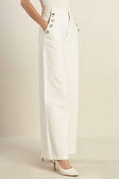 DELICATE HUE WOVEN PANTS