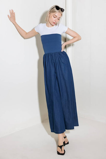 WALK EASY IN INDIGO DENIM PANTS