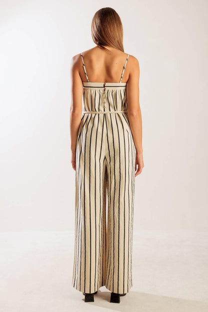 JUST THE BEGINNING WOVEN JUMPSUIT