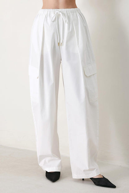 CRISP ESSENTIAL WOVEN BALLON PANTS