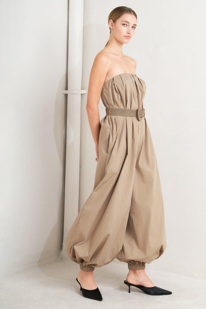 QUIET SENSUALITY WOVEN JUMPSUIT