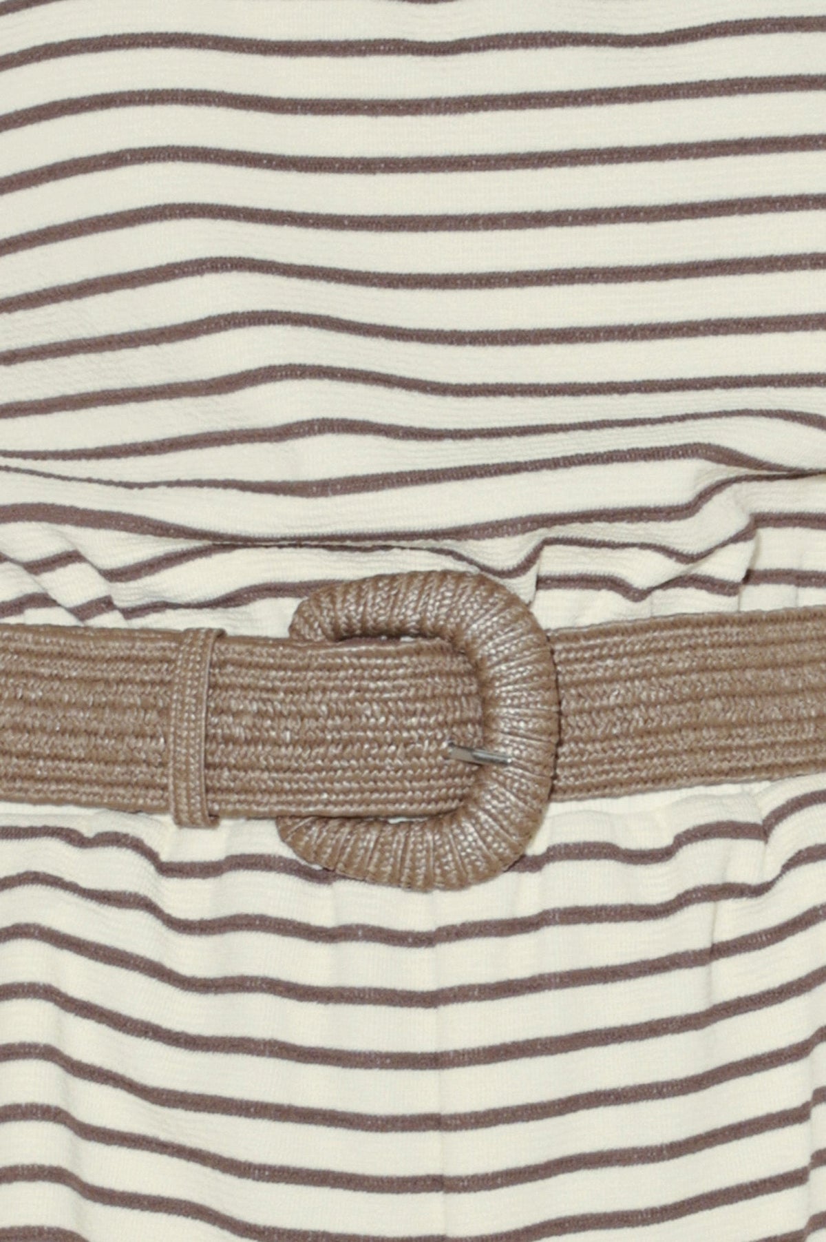WEEKEND STRIPE KNIT ROMPER