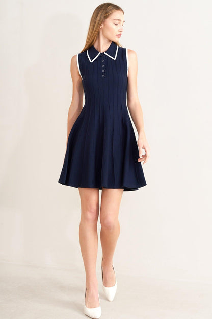 MEET ME IN PARIS SWEATER KNIT MINI DRESS
