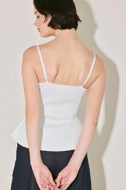 AFTER HOURS ICON SWEATER KNIT CAMI TOP