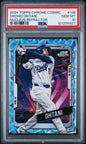 Graded 2024 Topps Cosmic Chrome Shohei Ohtani #196 Nucleus Refractor Baseball Card PSA 10 Gem Mint