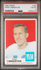 Graded 1969 Topps Fran Tarkenton #150 Football Card PSA 4 VG-EX