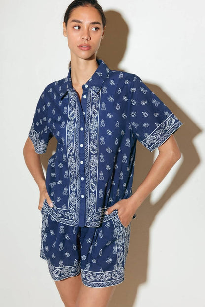 SUNKISSED MEADOW WOVEN SHIRT