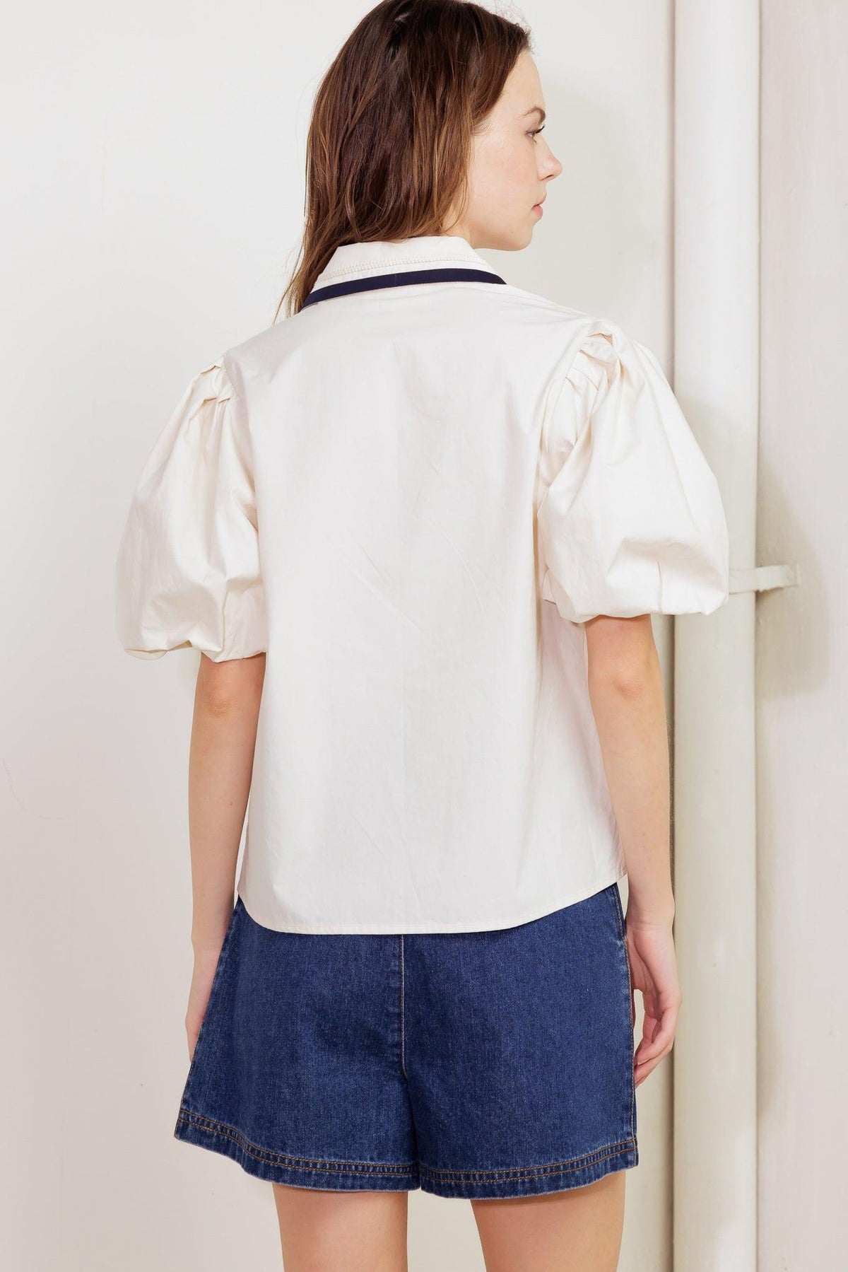 LETTERS TO SUMMER WOVEN TOP