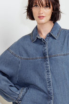 OFFLINE EDGE INDIGO DENIM TOP