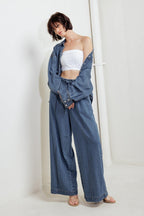 OFFLINE EDGE INDIGO DENIM TOP