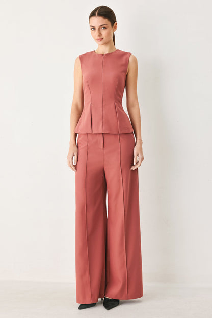 MODERN FLOW WOVEN TOP