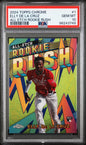 Graded 2024 Topps Chrome Elly De La Cruz #1 All Etch Rookie Rush Rookie RC Baseball Card PSA 10 Gem Mint