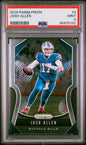 Graded 2019 Panini Prizm Josh Allen #3 Football Card PSA 9 Mint