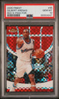 Graded 2005 Topps Finest Gilbert Arenas #95 /139 Red X-Fractor Basketball Card PSA 10 Gem Mint