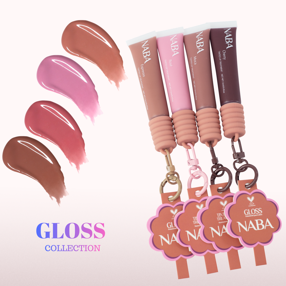 Lipglosses Kit 4pcs