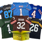 Autographed/Signed Football GOLD Series 4 Jersey Mystery Box with PSA JSA or Beckett COA