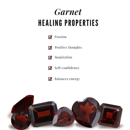 Bezel Set Marquise Garnet Promise Ring in Yellow Gold Plated Silver