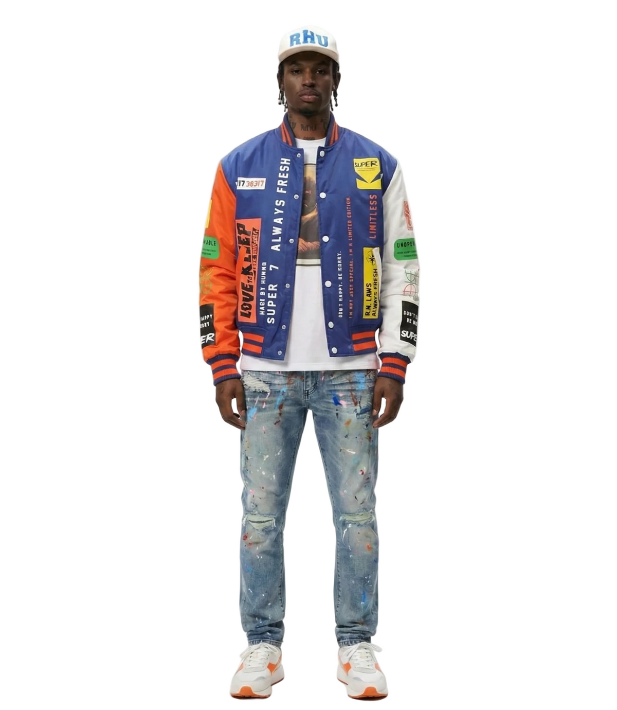 LINNEA Padded Nylon Bomber Jacket