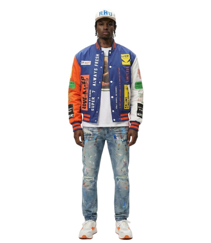 LINNEA Padded Nylon Bomber Jacket