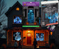 AtmosFX Halloween Digital Decoration USB- -Ghostly Jump Scares + 5.5 ft x 9 ft Projection Screen