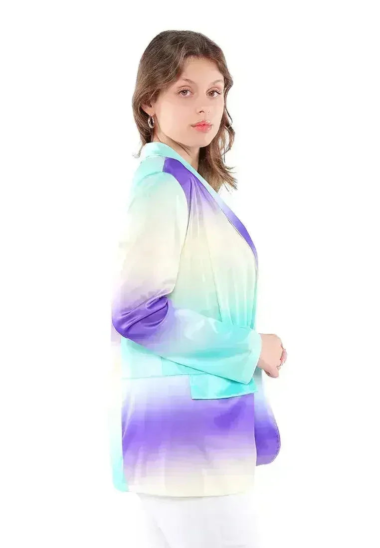 Glaze Print Semi Casual Blazer