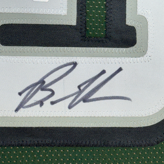 Framed Autographed/Signed Brandon Graham 35x39 Philadelphia Green Football Jersey JSA COA