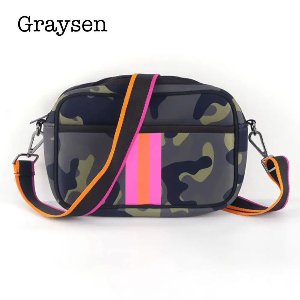 Women's Crossbody Bag Neoprene Crossbody Bag - Lightweight & Compact - Women's Travel