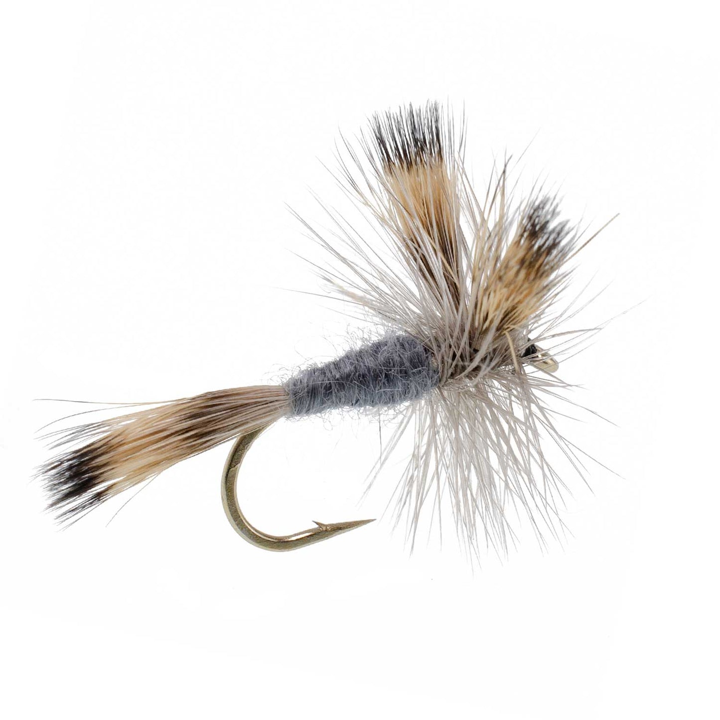 Gray Wulff Classic Trout Dry Fly - 6 Flies Hook Size 12