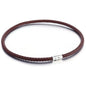 Leather Necklace Choker for Men Women Black Brown Rope Choker Necklaces Wholesale Dropshipping Jewelry  4/6/8mm DUNM09A
