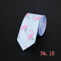 Cotton Men's Colourful Tie Duck Dog Fruit Flower Ties Narrow Kids Children Necktie Slim Skinny Cravate Narrow Thick Neckties