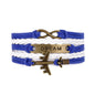 Vintage Dream Airplane Multilayer Leather Bracelet Men Women Fashion Braided Handmade Rope Wrap Bracelets & Bangles Male Gift