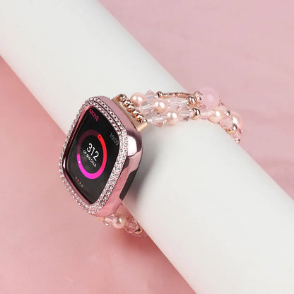 Fitbit Sense 1–2 / Versa 3–4 Beaded Bracelet Band