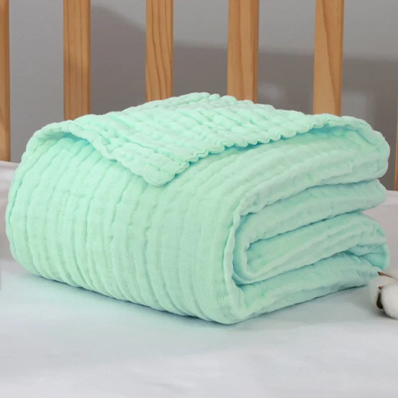 Baby Swaddle Blanket Muslin Newborn Wrap for Child Kids Boys Girls