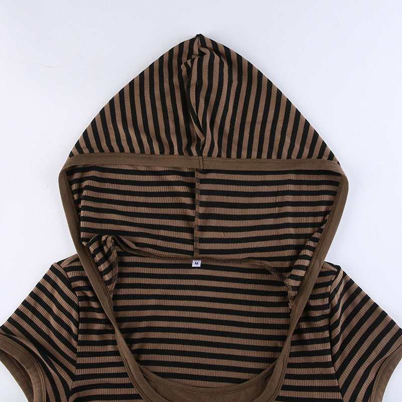 Goth Print Tops Stripe Cute T-Shirts Dark Academia Techwear Button Up V Neck Half Sleeve Sweat Shirts