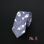 Cotton Men's Colourful Tie Duck Dog Fruit Flower Ties Narrow Kids Children Necktie Slim Skinny Cravate Narrow Thick Neckties