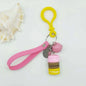 Women Cake Key Chain Fashion Cute French pastries Keychain Bag Charm Car Key Ring Wedding Party gift Jewelry 17278