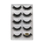 SHIDISHANGPIN 3/5/16 Pairs Natural Long False Eyelashes Dramatic Fluffy 3D Mink Lashes Wispy Wholesale Eye Lashes Thick Cils
